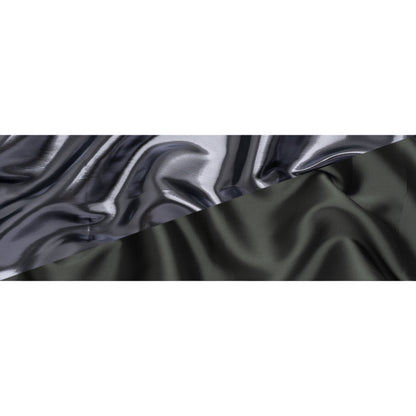 Double Faced Lame Mikado - Storm Cloud - Sara Collection