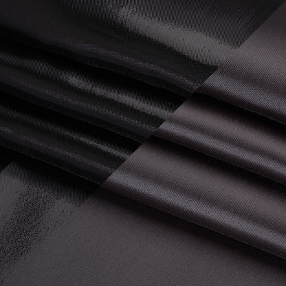 Double Faced Lame Mikado - Charcoal - Sara Collection