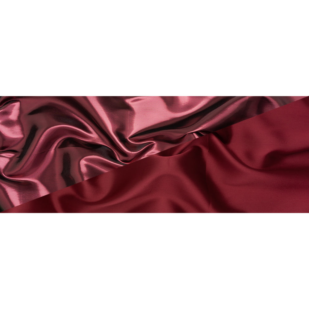 Double Faced Lame Mikado - Dark Red - Sara Collection - Full