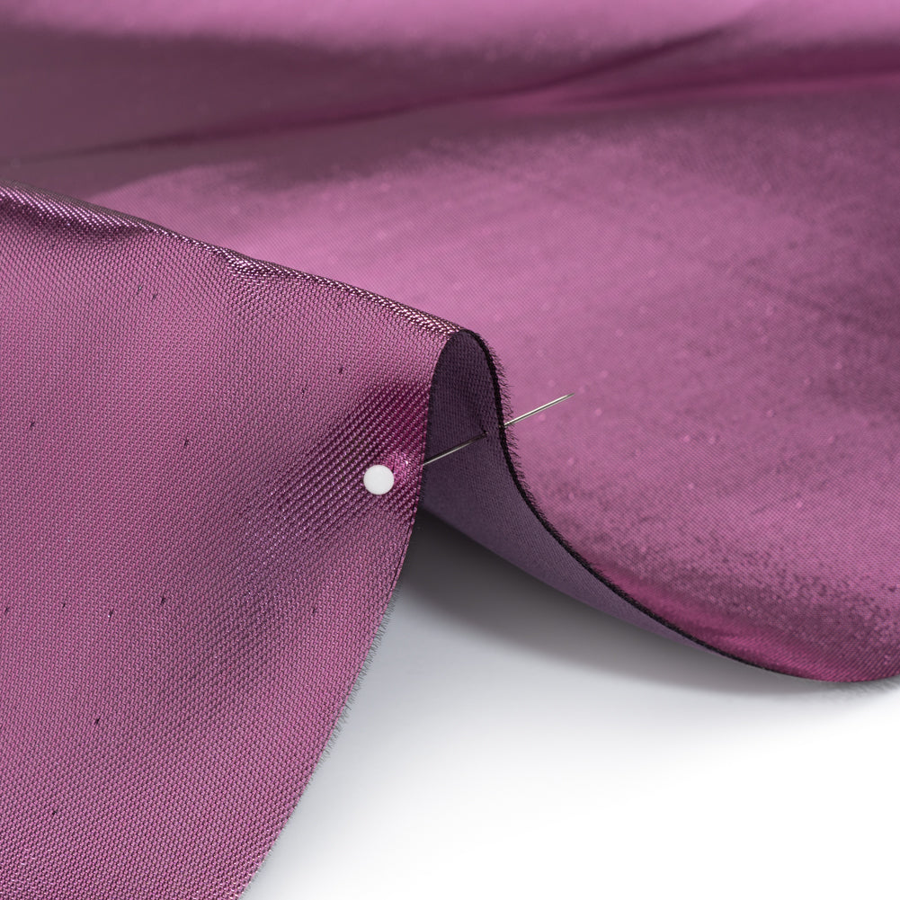 Double Faced Lame Mikado - Thistle - Sara Collection - Detail