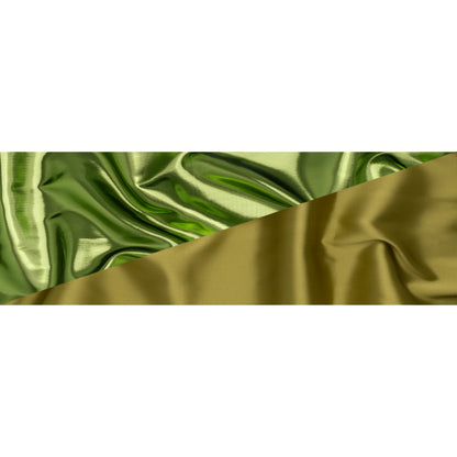 Double Faced Lame Mikado - Chartreuse - Sara Collection