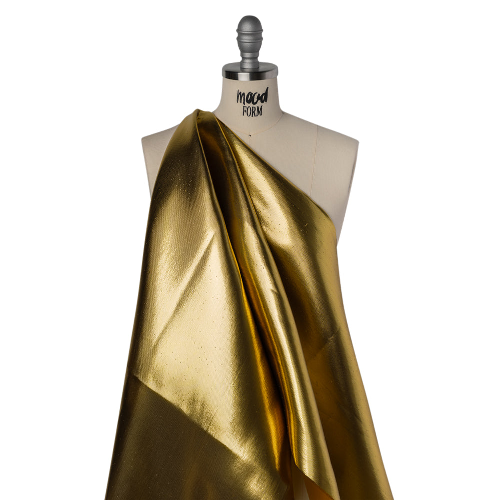 Double Faced Lame Mikado - Golden Yellow - Sara Collection Drape