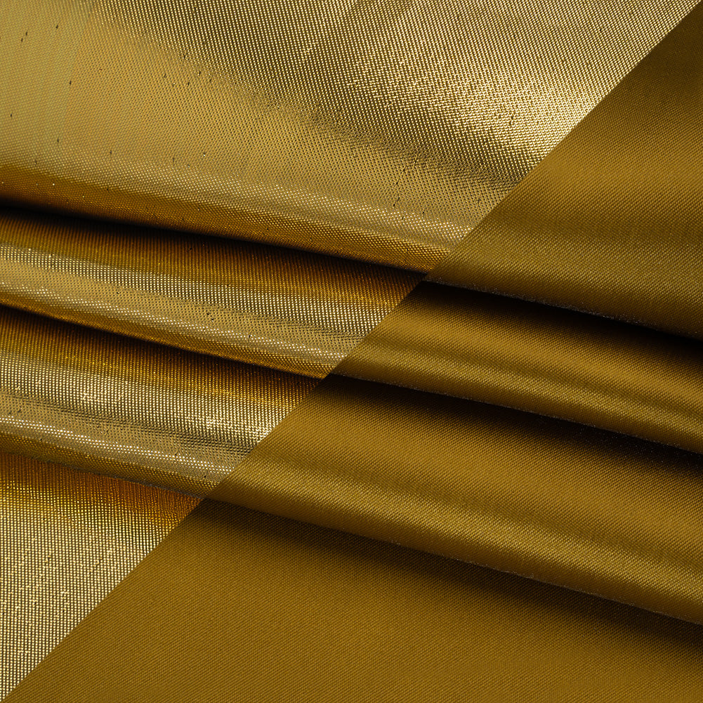 Double Faced Lame Mikado - Antique Gold- Sara Collection Folded