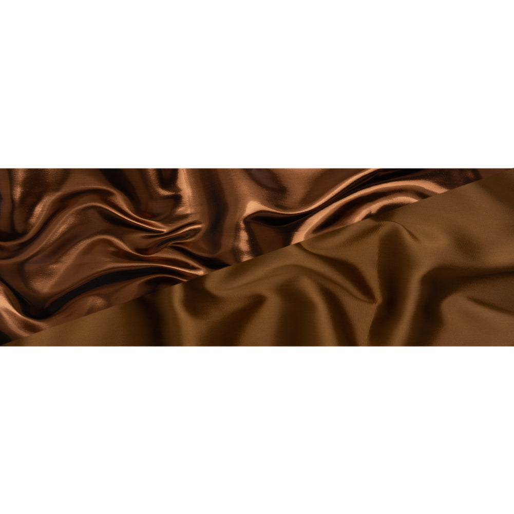 Double Faced Lame Mikado - Chocolate Brown - Sara Collection - Full