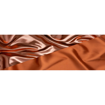 Double Faced Lame Mikado - Pumpkin Orange - Sara Collection Full