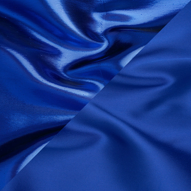 Double Faced Lame Mikado - Cobalt Blue - Sara Collection