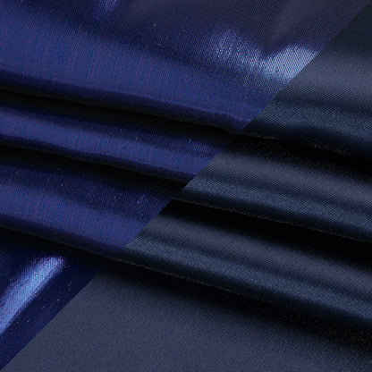 Double Faced Lame Mikado - Midnight Blue - Sara Collection
