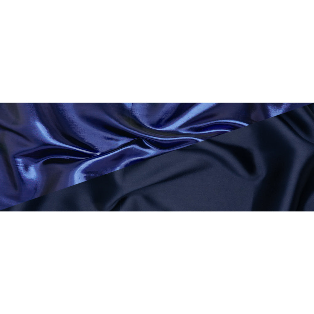 Double Faced Lame Mikado - Midnight Blue - Sara Collection - Full