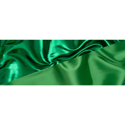 Double Faced Lame Mikado - Kelly Green - Sara Collection