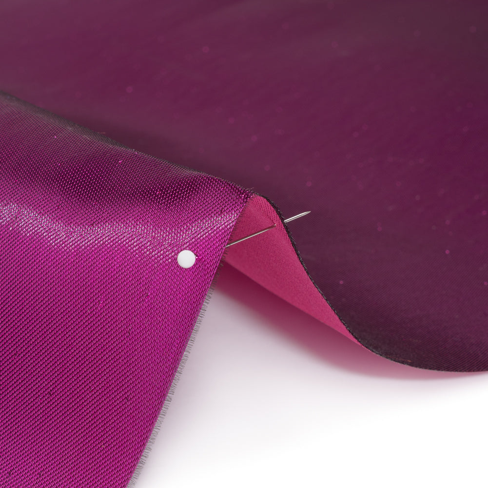Double Faced Lame Mikado - Magenta - Sara Collection Detail