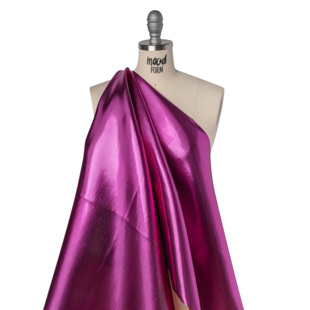 Double Faced Lame Mikado - Magenta - Sara Collection Drape