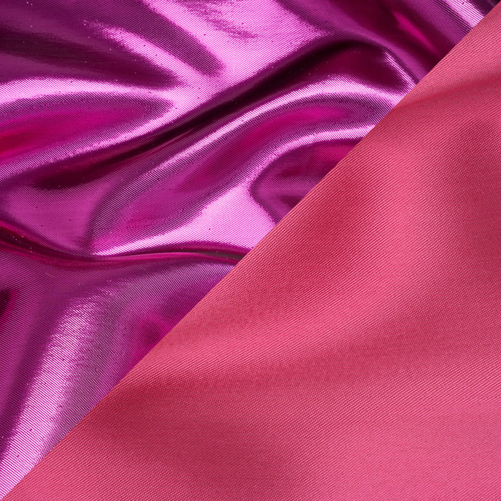 Double Faced Lame Mikado - Magenta - Sara Collection