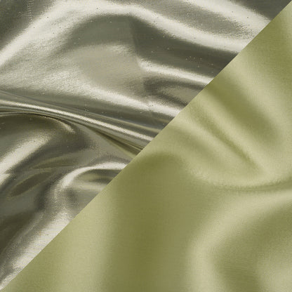 Double Faced Lame Mikado - Pistachio Green - Sara Collection