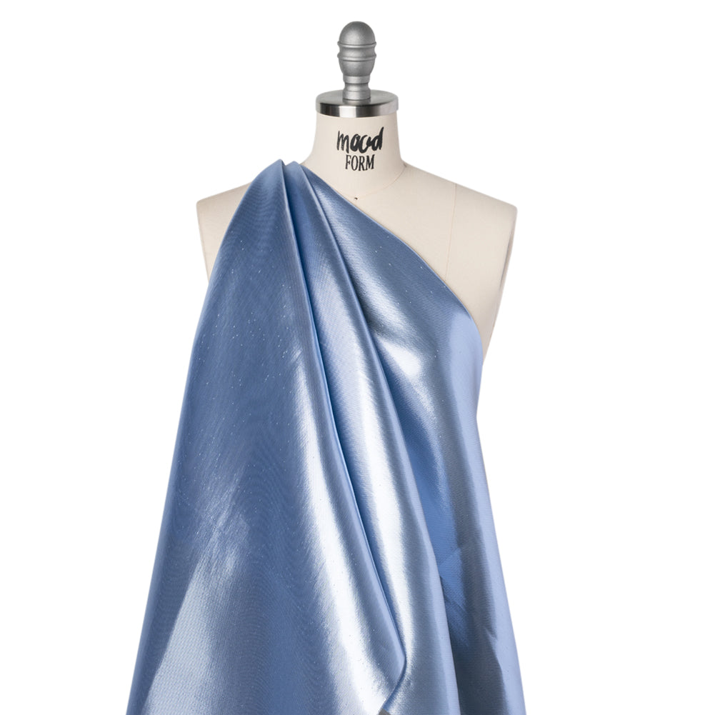 Double Faced Lame Mikado - Baby Blue - Sara Collection Drape