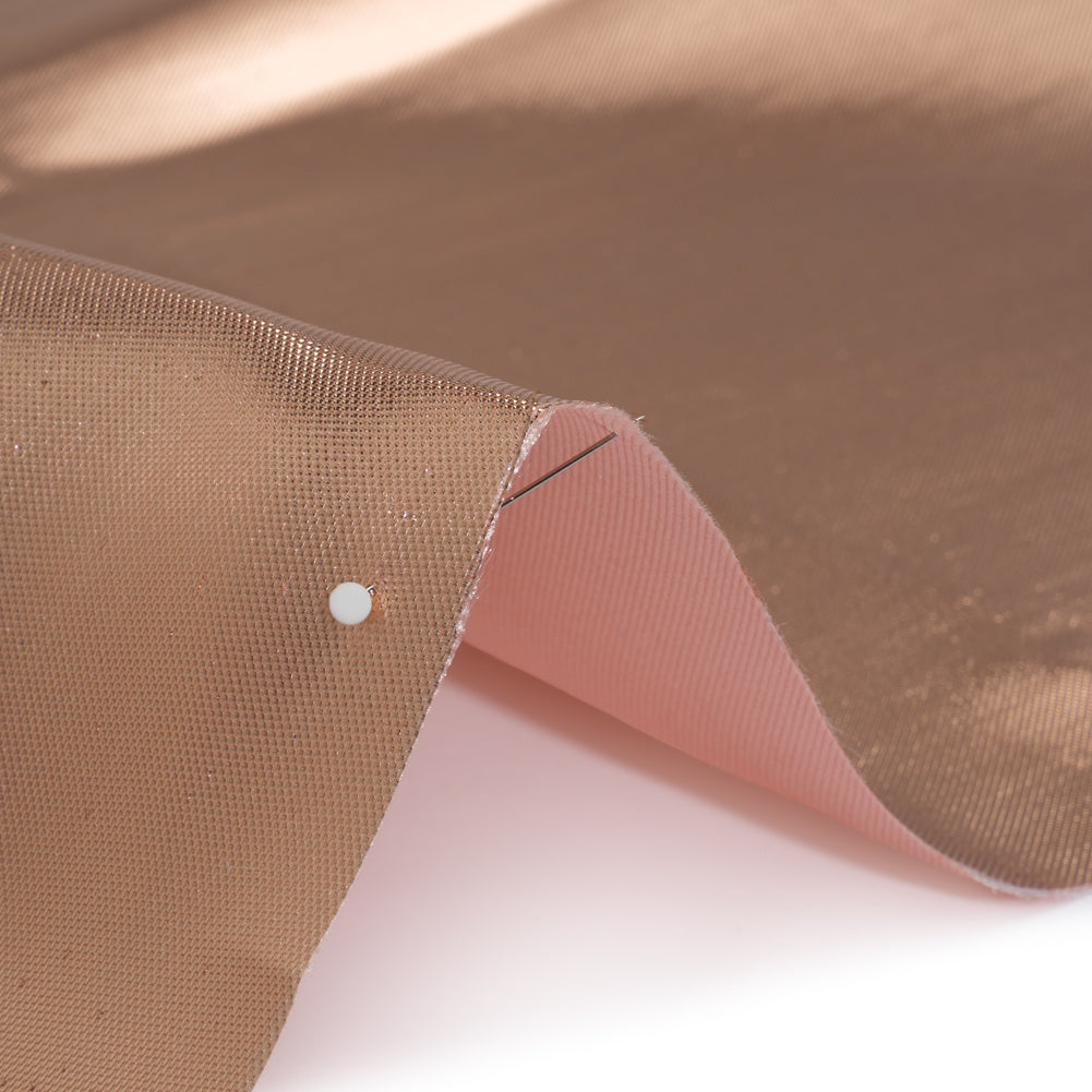 Double Faced Lame Mikado - Canteloupe - Sara Collection - Detail