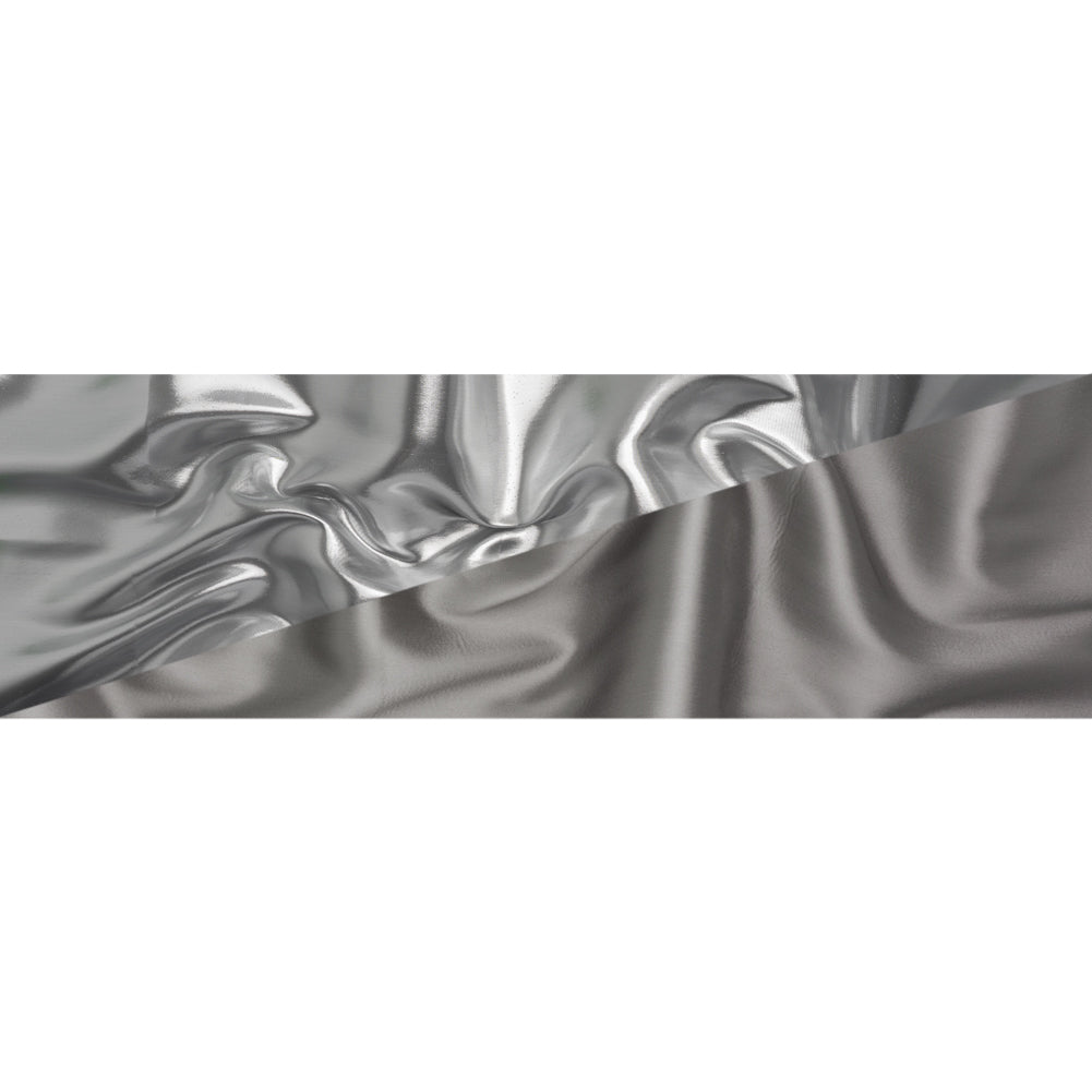 Double Faced Lame Mikado - Dark Gray - Sara Collection Full