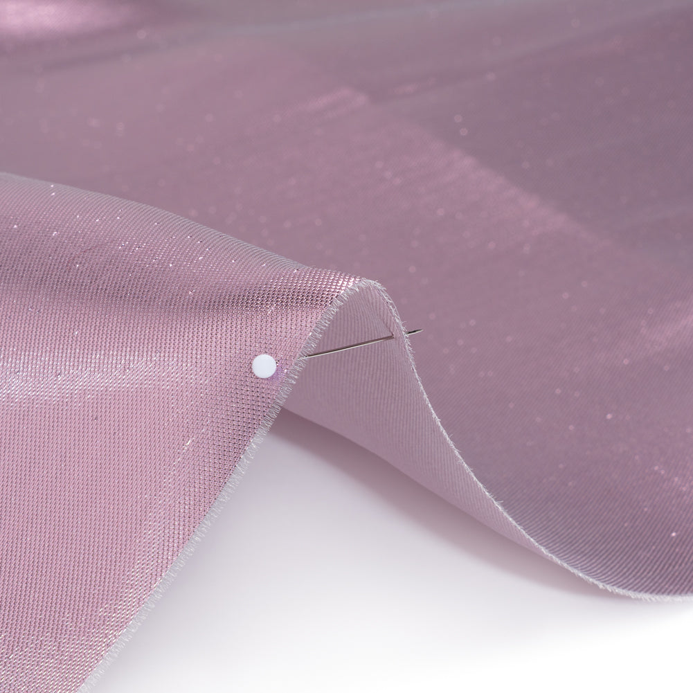Double Faced Lame Mikado - Dusty Mauve - Sara Collection - Detail
