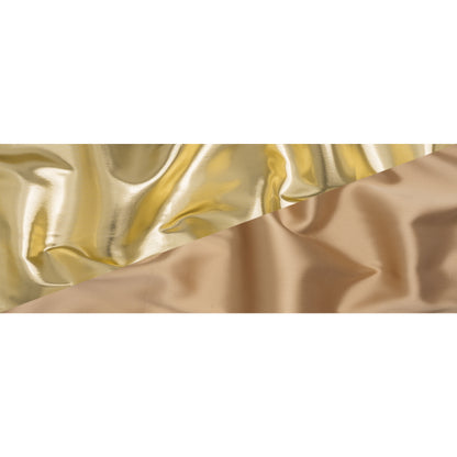 Double Faced Lame Mikado - Nude and Gold - Sara Collection Full