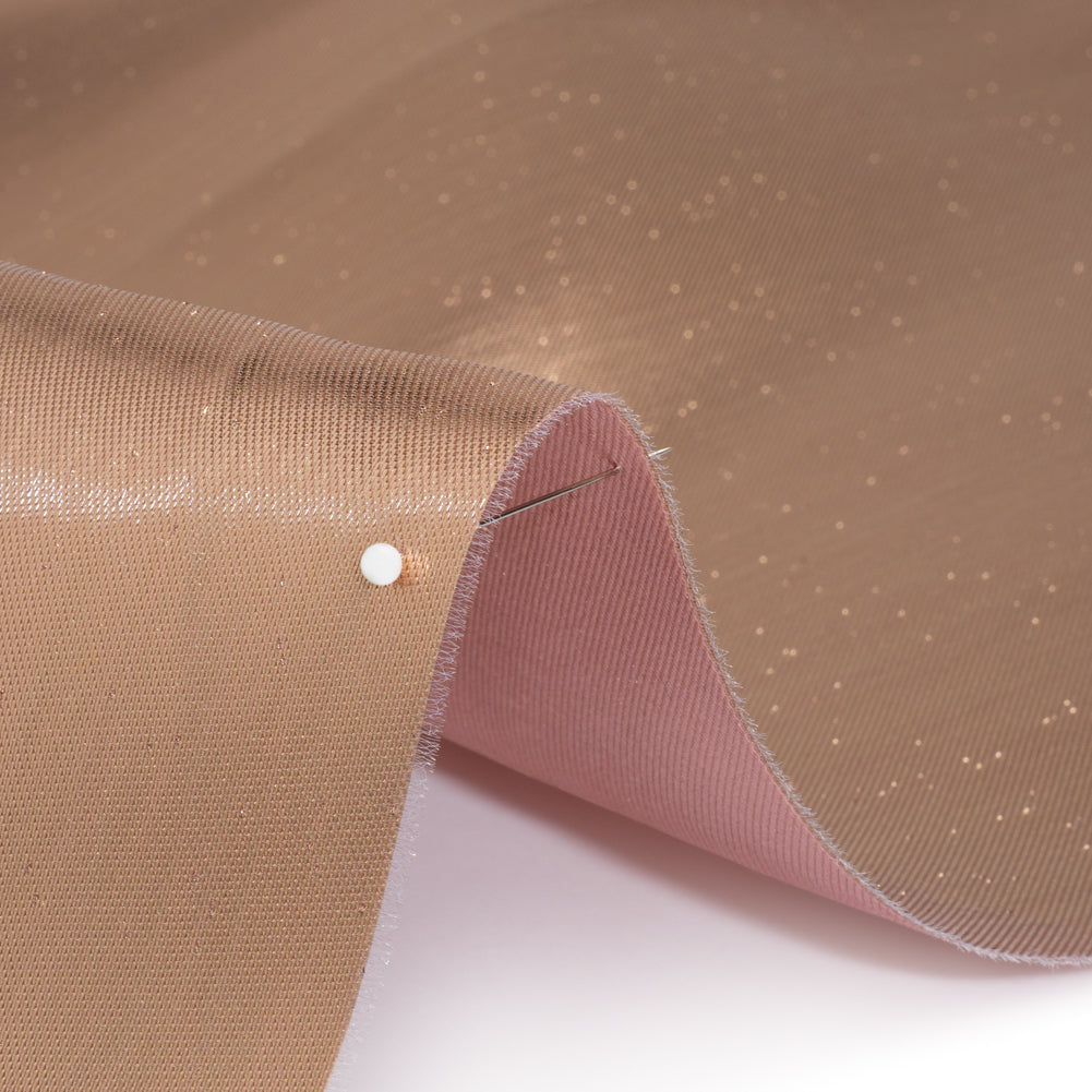 Double Faced Lame Mikado - Rose - Sara Collection Detail