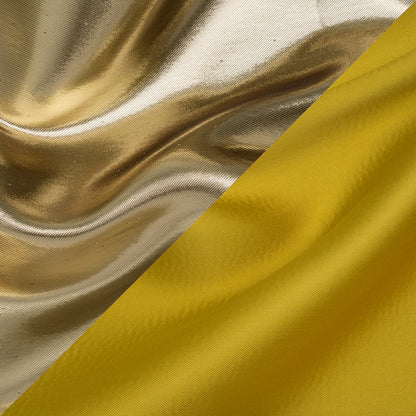 Double Faced Lame Mikado - Yellow - Sara Collection