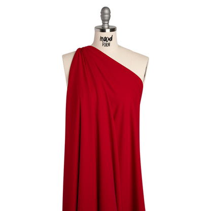 Yaya Han Matte Polyester Spandex Tricot Knit with 4-Way Stretch - Red - Cosplay Collection