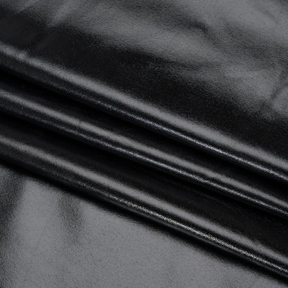 Yaya Han Metallic Foiled Stretch Spandex Polyester Jersey - Black - Cosplay Collection