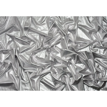 Yaya Han Metallic Foiled Stretch Spandex Polyester Jersey - Silver - Cosplay Collection