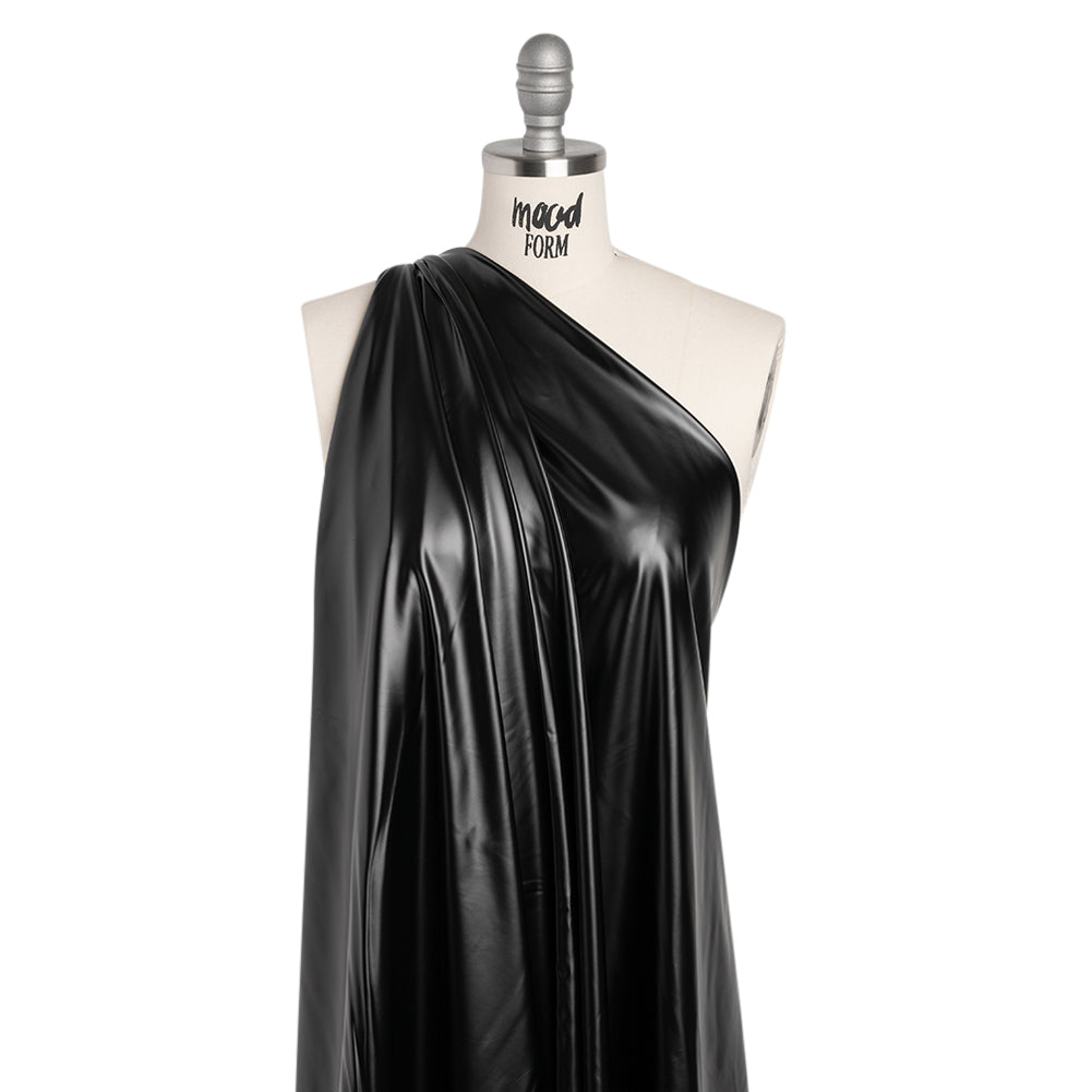 Yaya Han Stretch Faux Leather/Pleather - Glossy Black - Cosplay Collection - Drape