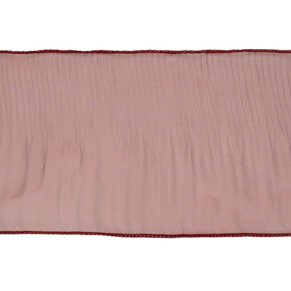Yaya Han Pleated Ruffle Organza Trim - Mermaid Dark Red, 5" - Cosplay Collection
