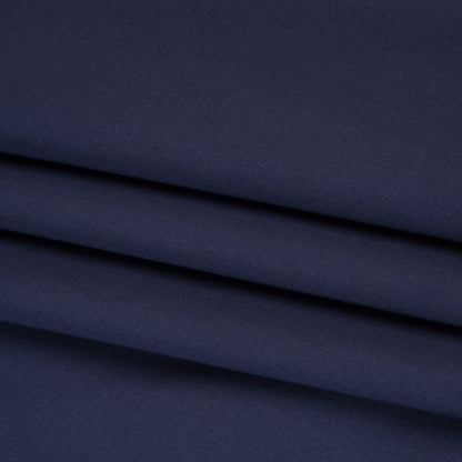 Sew Classic Solid Quilting Cotton Fabrics - Tartan Navy Folded
