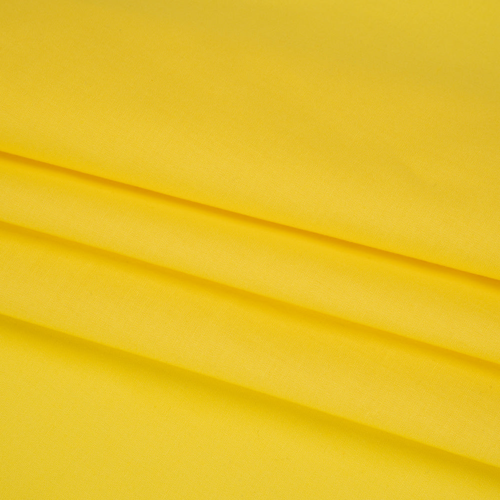 Sew Classic Solid Quilting Cotton Fabrics - Bright Yellow Folded