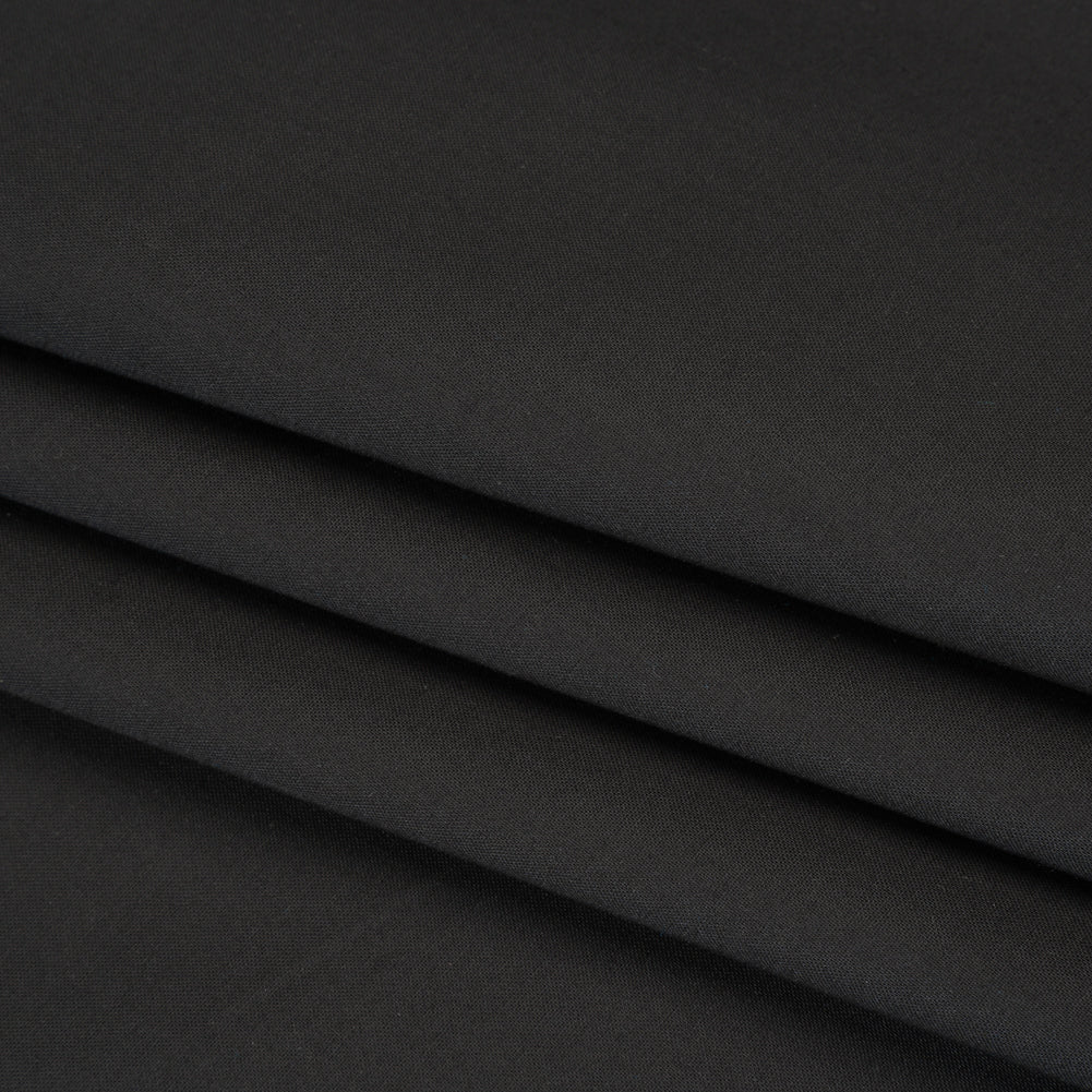 Sew Classic Solid Quilting Cotton Fabrics - Black - Folded