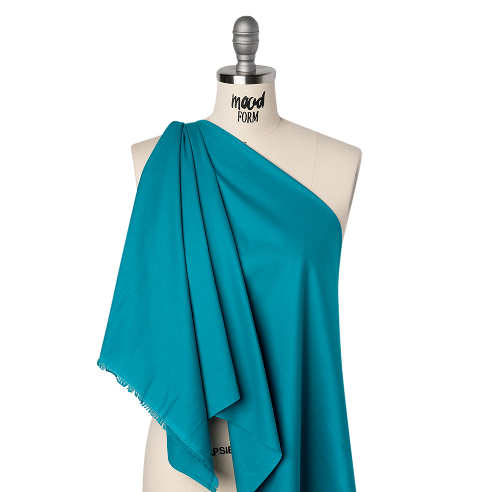 Sew Classic Solid Quilting Cotton Fabrics - Teal Blue Drape