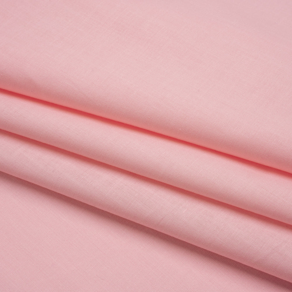Sew Classic Solid Quilting Cotton Fabrics - Light Pink - Folded