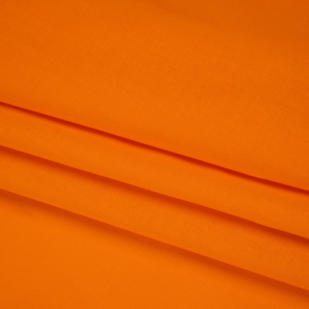 Sew Classic Solid Quilting Cotton Fabrics - Orange - Folded