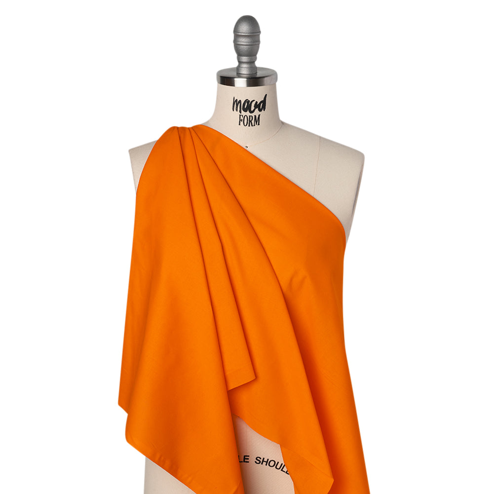 Sew Classic Solid Quilting Cotton Fabrics - Orange - Drape