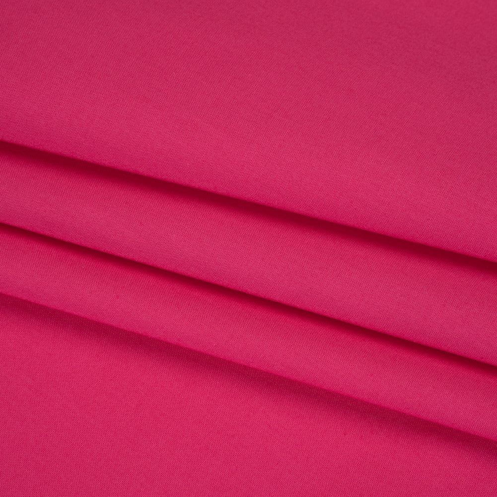 Sew Classic Solid Quilting Cotton Fabrics - Bright Pink Folded