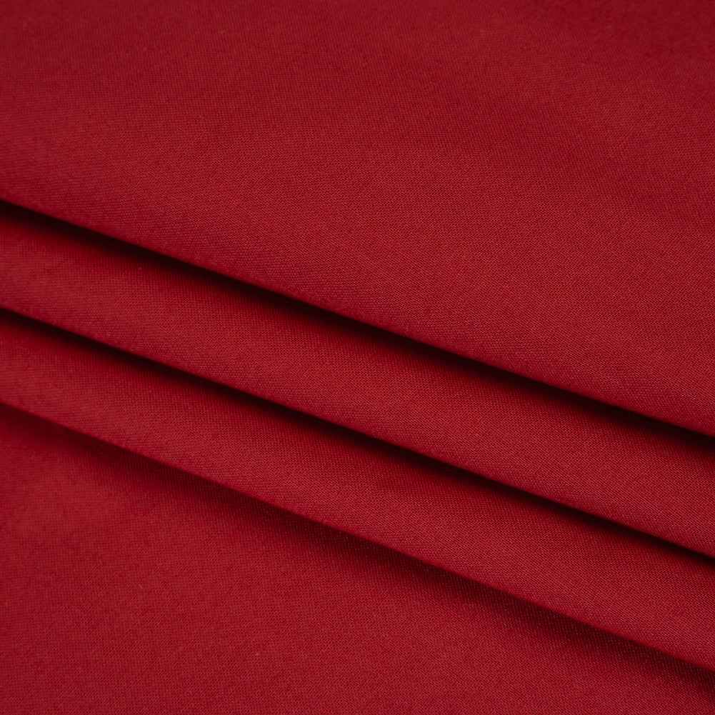 Sew Classic Solid Quilting Cotton Fabrics - Burgundy Folded