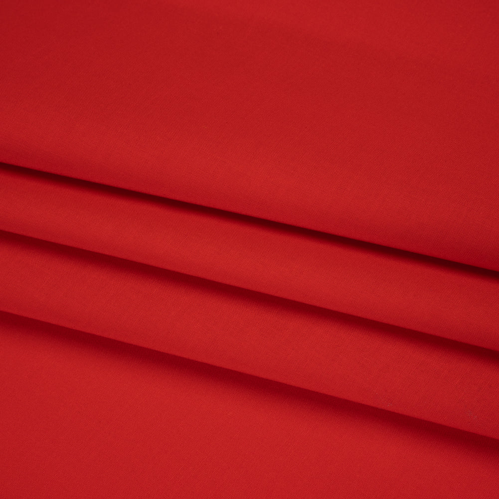 Sew Classic Solid Quilting Cotton Fabrics - Scarlet - Folded