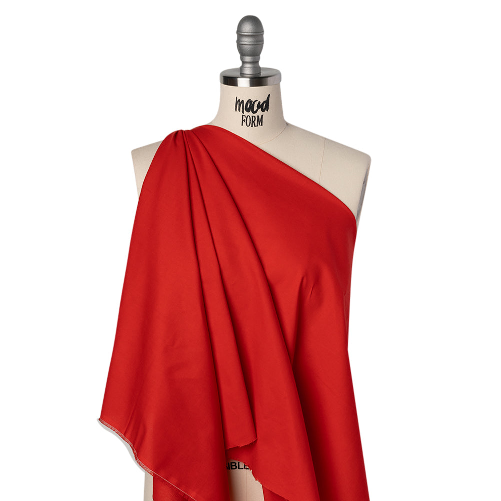 Sew Classic Solid Quilting Cotton Fabrics - Scarlet - Drape