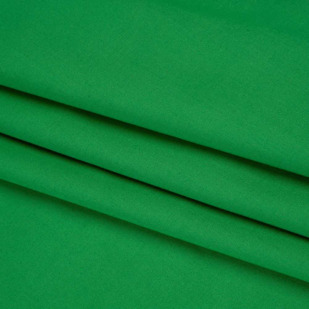 Sew Classic Solid Quilting Cotton Fabrics - Kelly Green - Folded