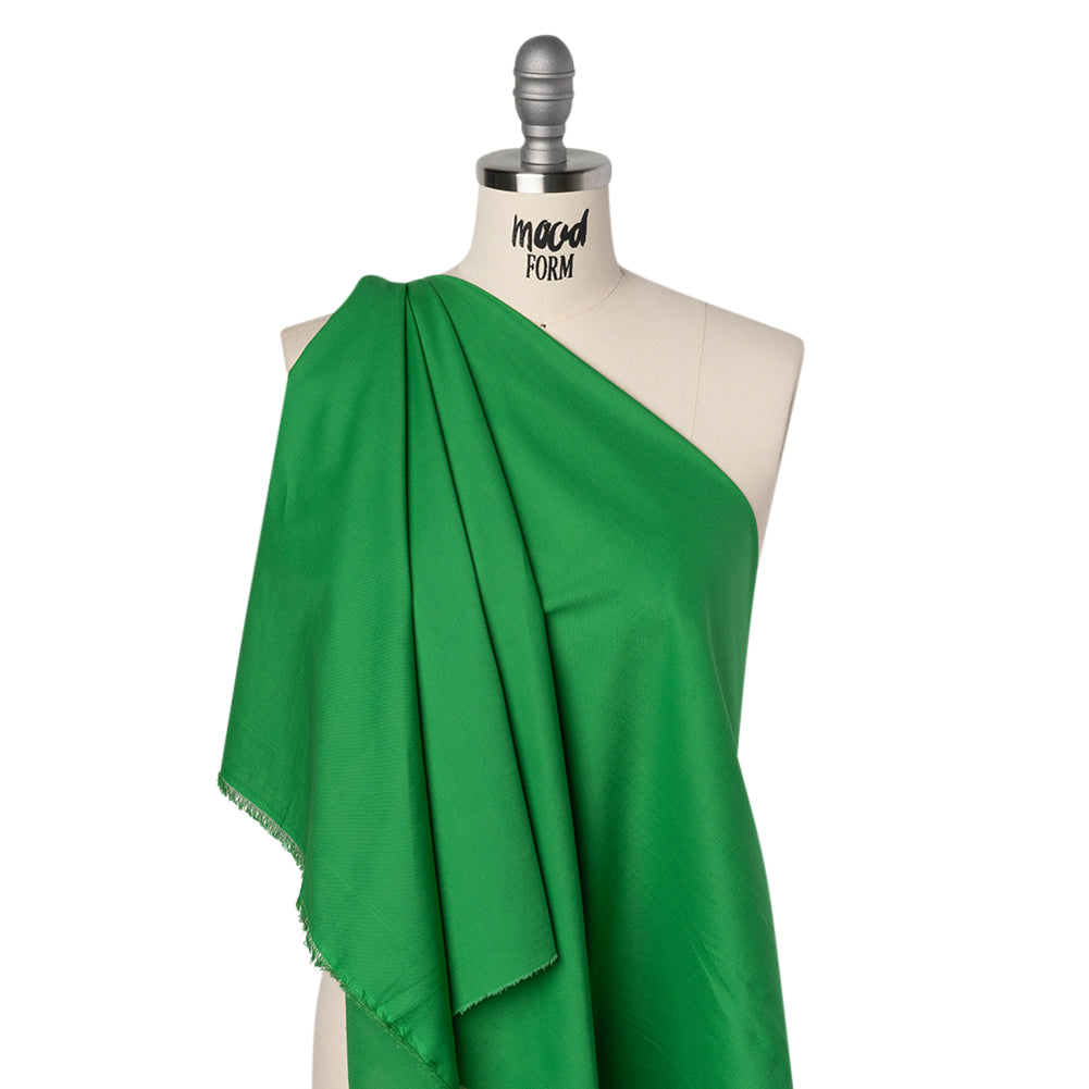 Sew Classic Solid Quilting Cotton Fabrics - Kelly Green - Drape
