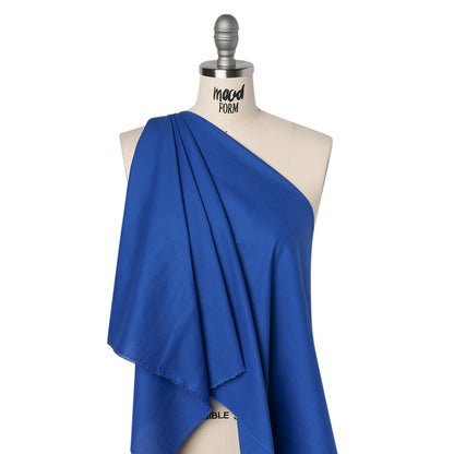 Sew Classic Solid Quilting Cotton Fabrics - Bright Royal Blue Drape