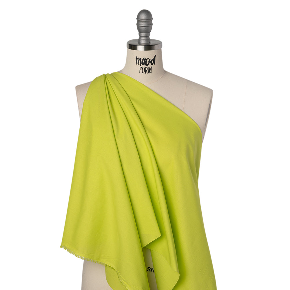 Sew Classic Solid Quilting Cotton Fabrics - Apple Green Drape