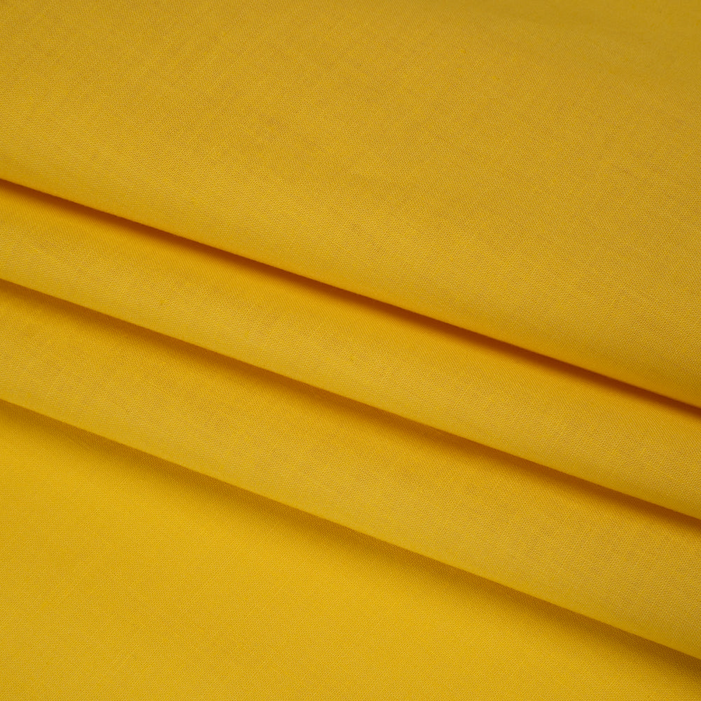 Sew Classic Solid Quilting Cotton Fabrics - Maize Folded