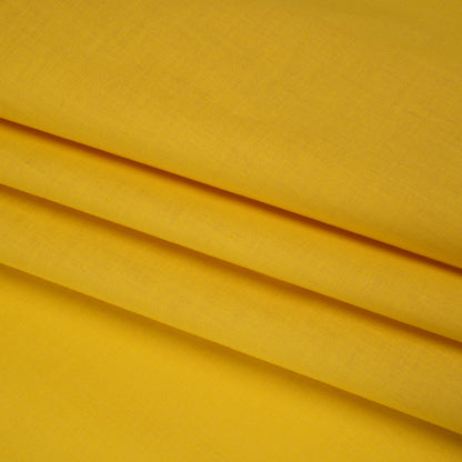 Sew Classic Solid Quilting Cotton Fabrics - Maize Folded
