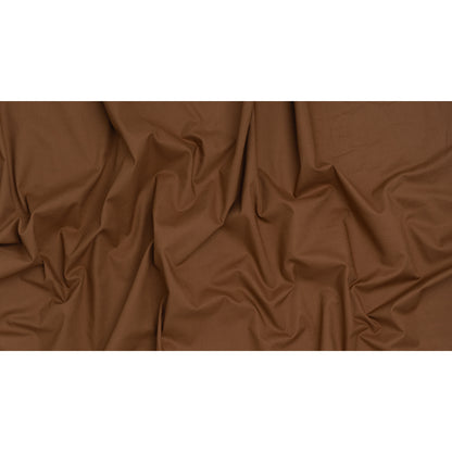Sew Classic Solid Quilting Cotton Fabrics - Medium Cocoa Full