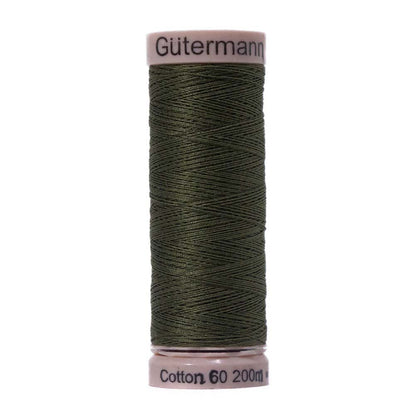 Gutermann 60 Wt Natural Cotton Thread 200m - 8780 Bronze
