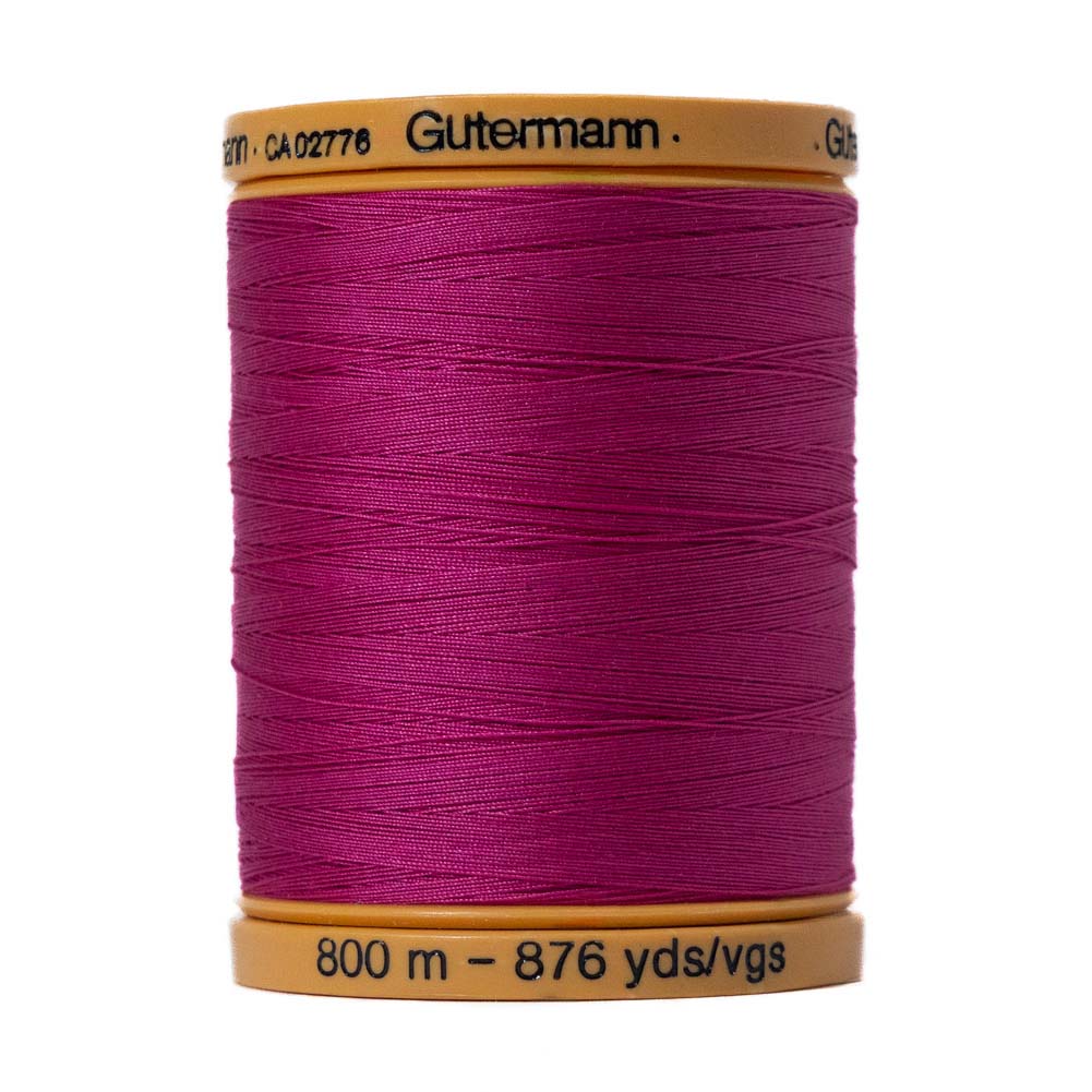 Gutermann Natural Cotton Thread 800m - 2955 Fuchsia Flowers