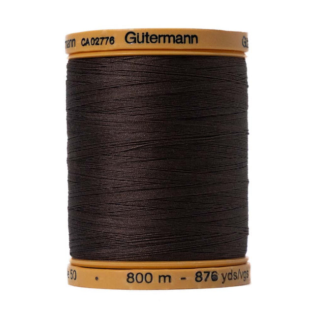Gutermann Natural Cotton Thread 800m - 2960 Dark Brown